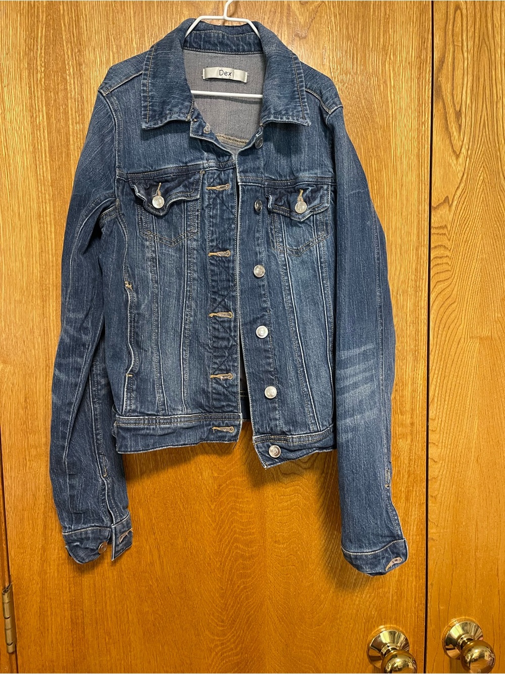 Dex kids Distressed Indigo Denim Jacket